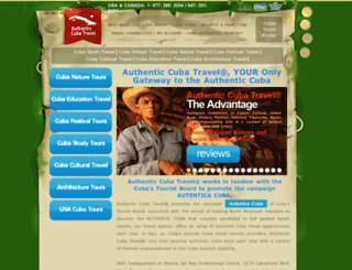 authenticcubatours.com screenshot