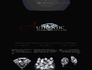authenticdiamonds.net screenshot