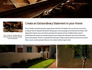 authenticsouthwest.com screenshot