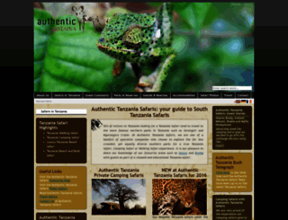 authentictanzania.com screenshot