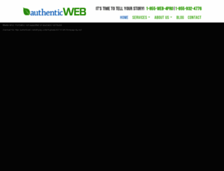 authenticweb.marketing screenshot