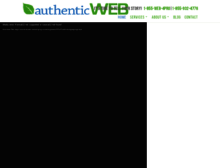 authenticweb.media screenshot