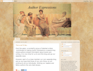 authorexpressions.blogspot.com screenshot