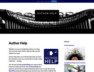authorhelp.uk screenshot