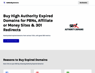 authority.domains screenshot