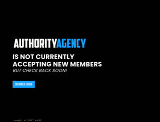 authorityagency.com screenshot