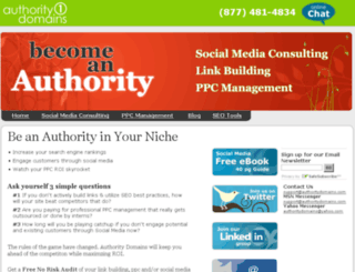 authoritydomains.com screenshot