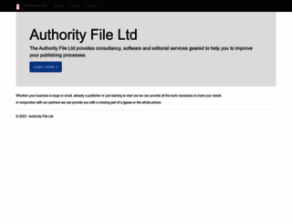 authorityfile.co.uk screenshot