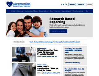 authorityhealth.com screenshot