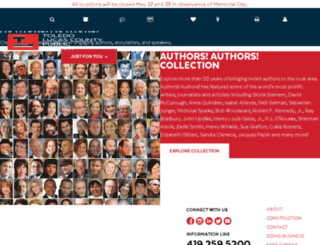 authors.toledolibrary.org screenshot