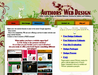 authorswebdesign.com screenshot