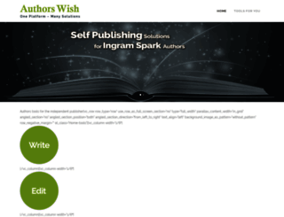 authorswish.com screenshot