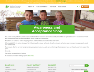 autismbookstore.com screenshot