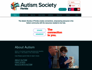 autismfl.org screenshot
