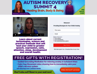 autismrecoverytelesummit.com screenshot