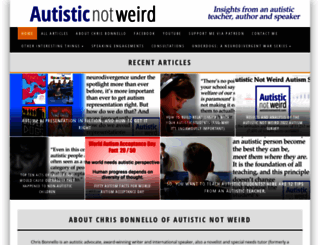 autisticnotweird.com screenshot