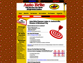 auto-briteexpresslube.com screenshot