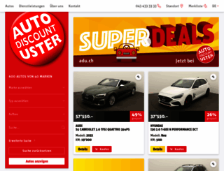auto-discount-uster.ch screenshot