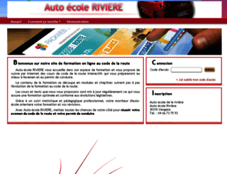 auto-ecole-rivere-vergeze.packweb2.com screenshot