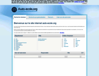 auto-ecole.org screenshot