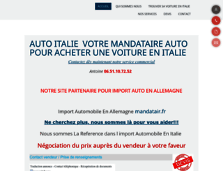 auto-italie.fr screenshot