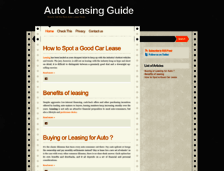 auto-leasing-guide.blogspot.com screenshot