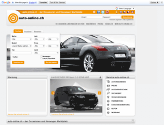 auto-online.ch screenshot