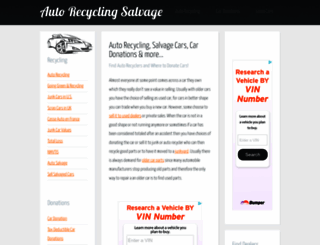 auto-recycling-salvage.com screenshot