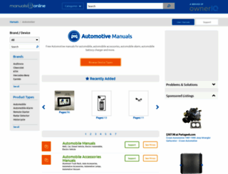 auto.manualsonline.com screenshot