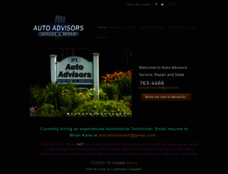 autoadvisorsnh.com screenshot