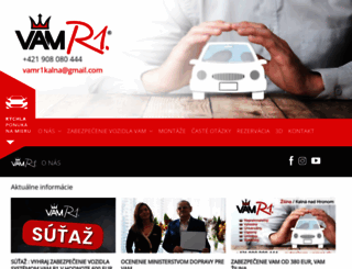 autoalarm-vamos.sk screenshot