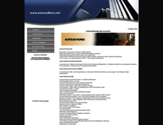 autocad-kurslari.com screenshot
