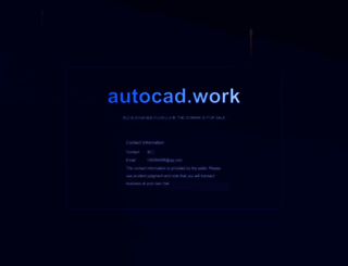 autocad.work screenshot