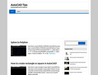 autocadtip.com screenshot
