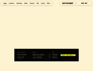 autocamp.com screenshot