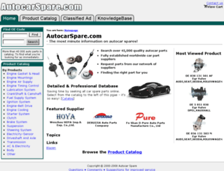 autocarspare.com screenshot