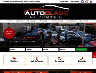 autoclassmotors.ie screenshot
