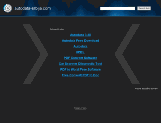 autodata-srbija.com screenshot