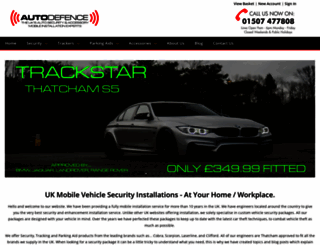 autodefence.co.uk screenshot