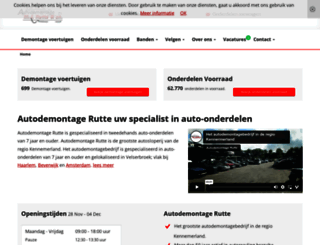 autodemontagerutte.nl screenshot