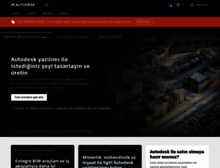 autodesk.com.tr screenshot