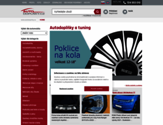 autodoplnky.cz screenshot