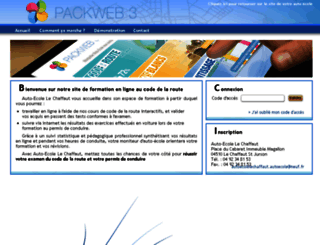 autoecole-chaffaut-le-chaffaut-st-juron.packweb2.com screenshot