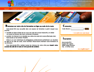 autoecole-eca-cergy-pontoise.packweb2.com screenshot