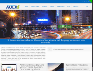 autoescuela-aula4.es screenshot