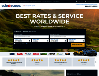 autoeurope.ca screenshot