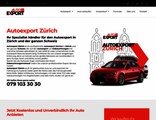 autoexport-zurich.ch screenshot