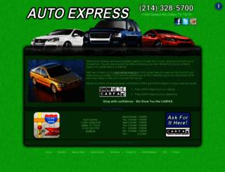 autoexpressdfw.com screenshot