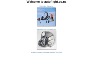autoflight.co.nz screenshot