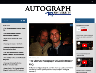 autographu.com screenshot
